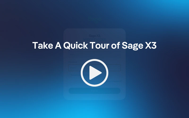 Sage X3 Demo Pic